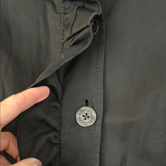 Women's Black Ruffled Jacket - Picture 5 of 6